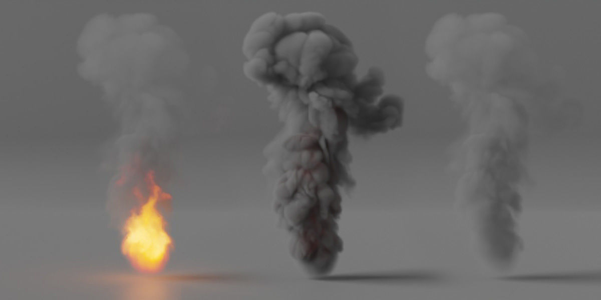 VDB Animated Bonfire 3D model_7