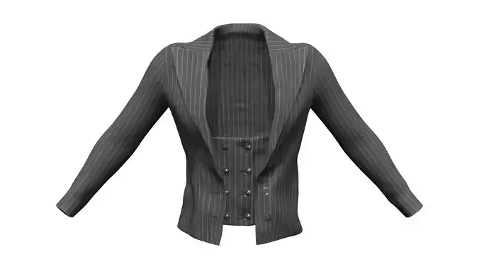 Striped Business Jacket