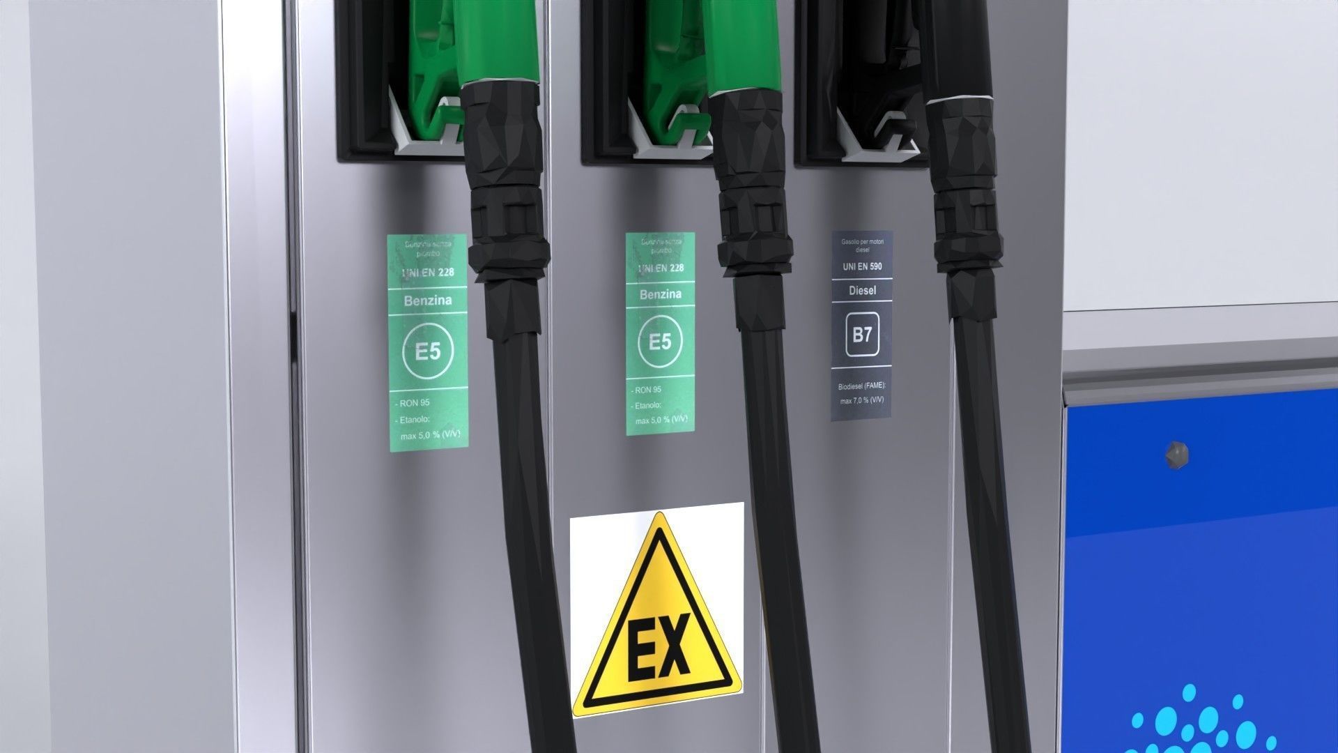 Fuel Dispenser ExxonMobil Brand 3D model_8