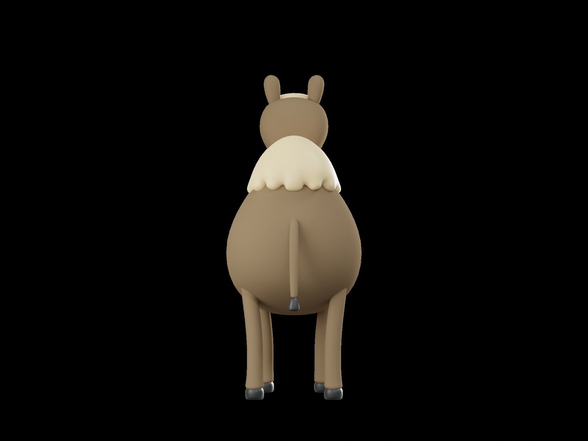 Character Cute Camel 3D model_10