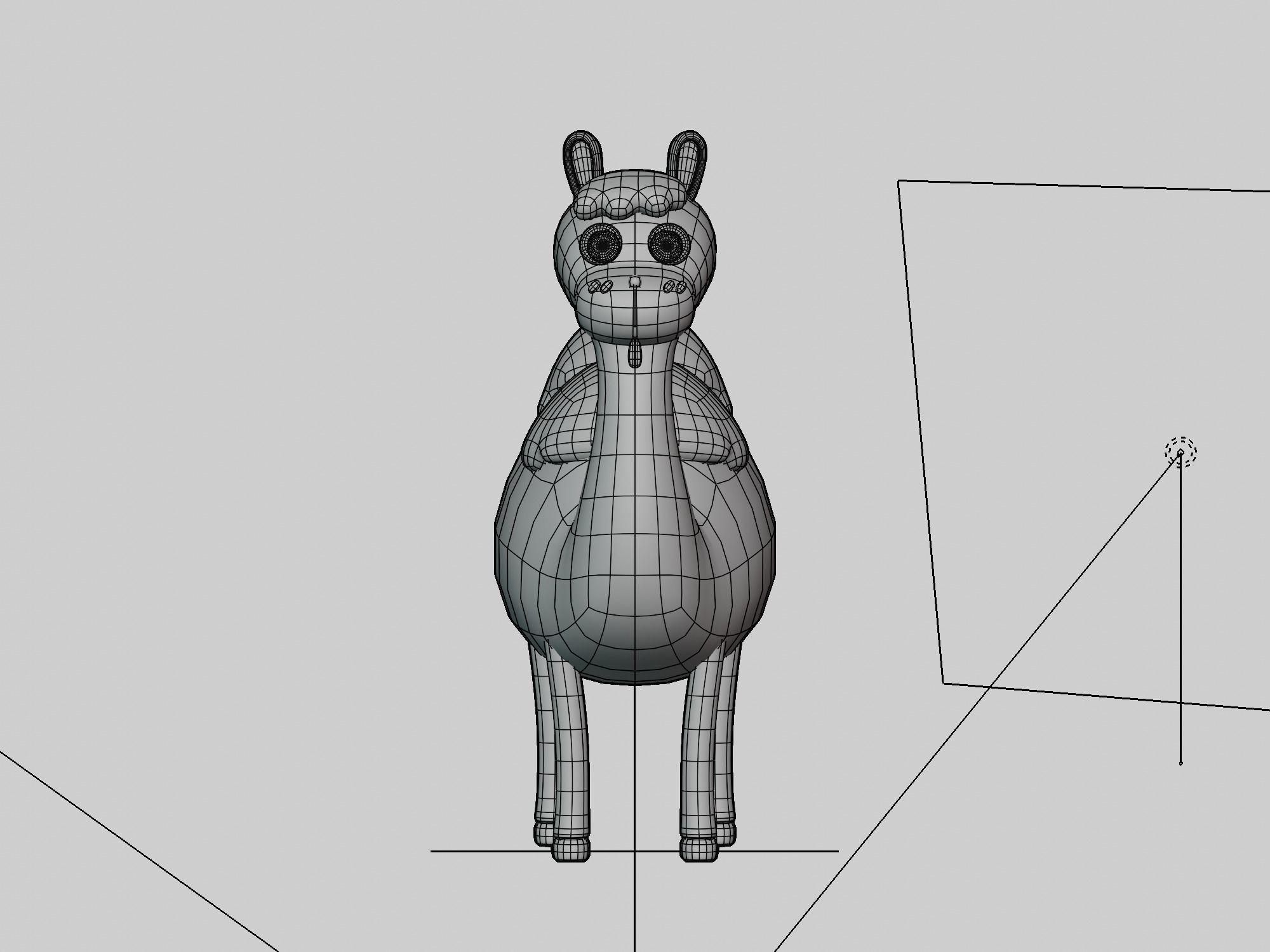 Character Cute Camel 3D model_1