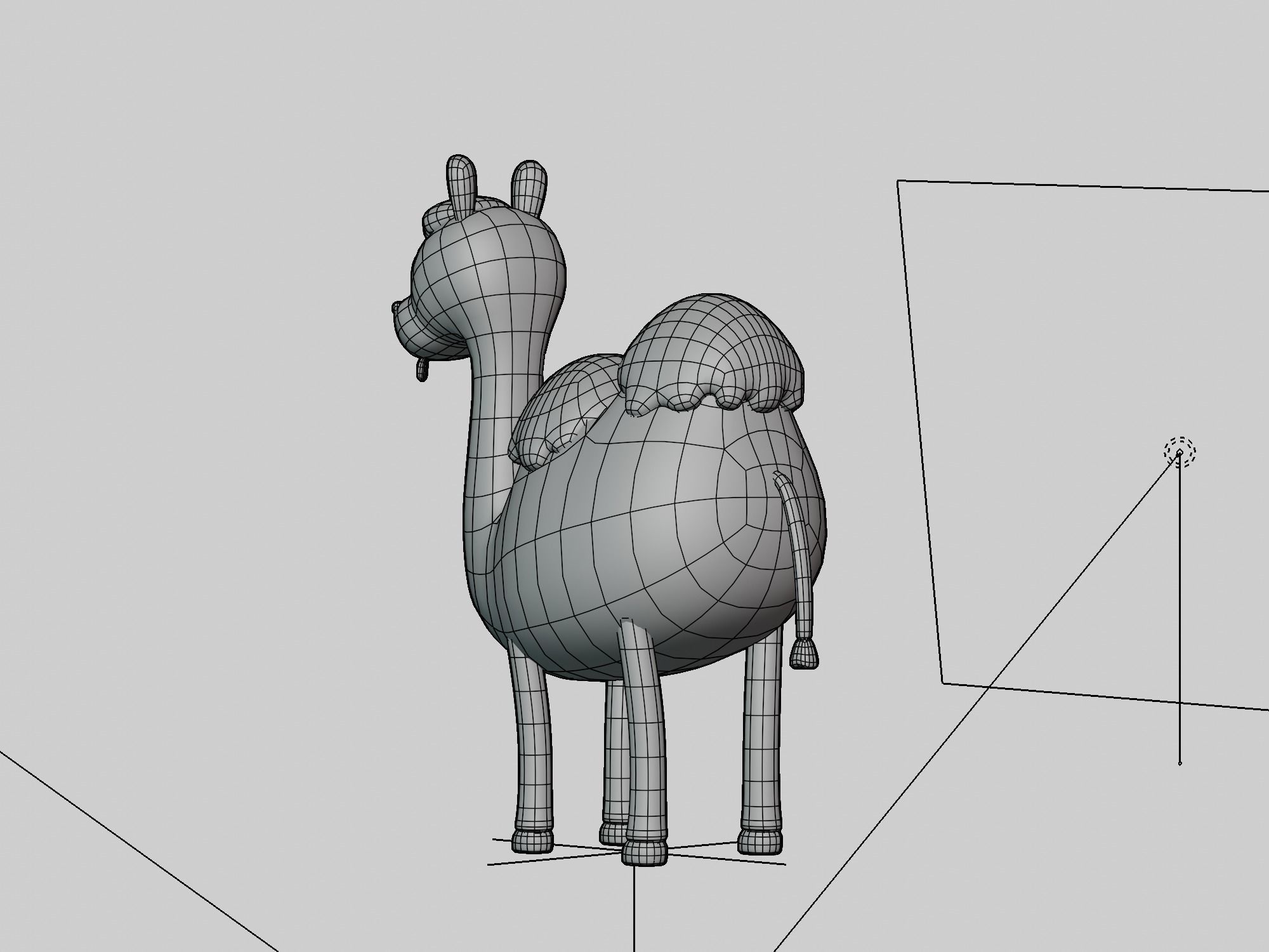 Character Cute Camel 3D model_7