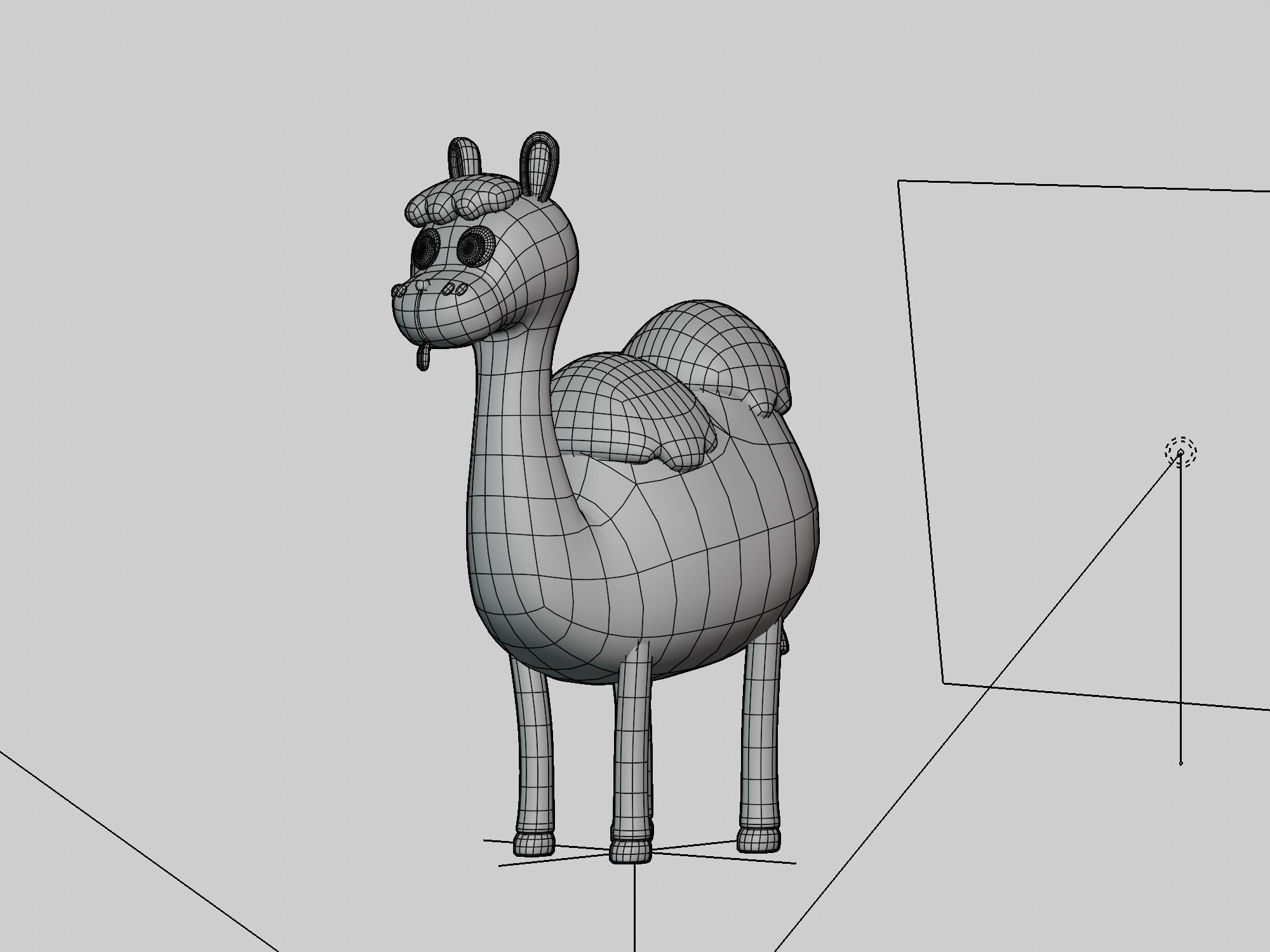 Character Cute Camel 3D model_3