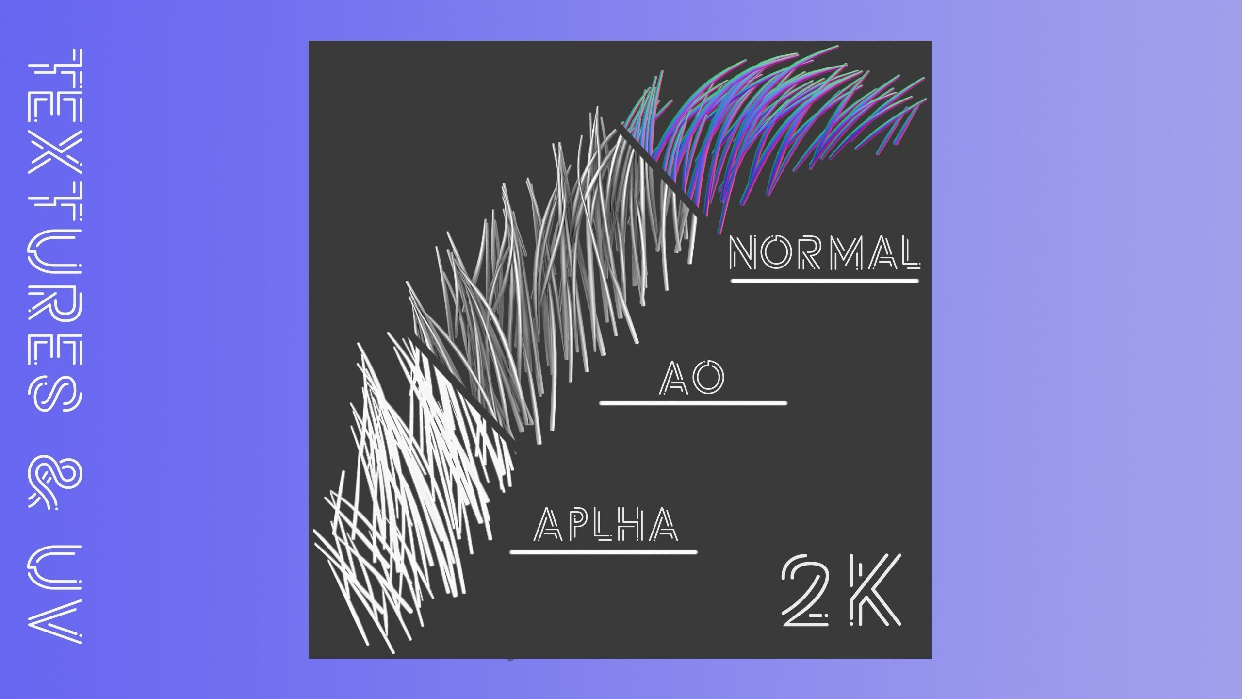 Eyebrow Pack 01 Low-poly 3D model_5