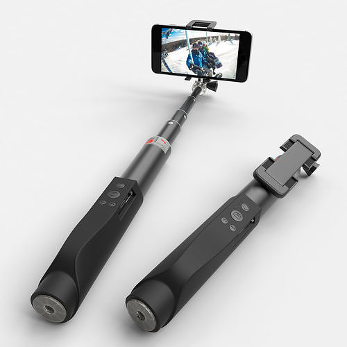 Selfie Stick monopod 3D model 3D model