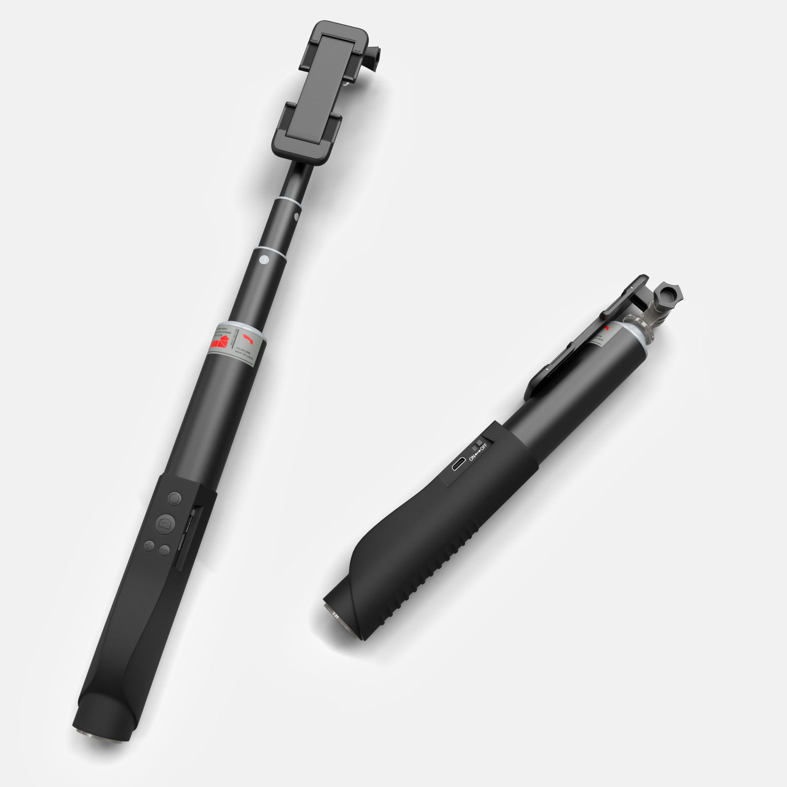 Selfie Stick monopod 3D model 3D model_9