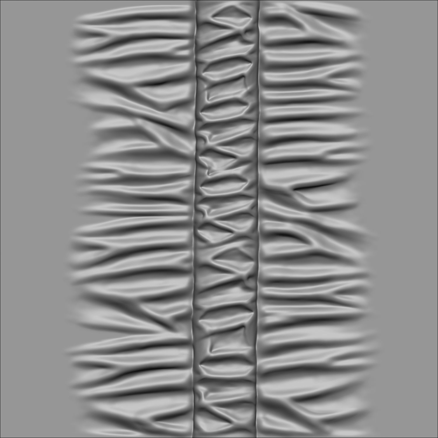 Puckering Fabric and Seam Cloth Brushes for ZBrush Low-poly 3D model_34