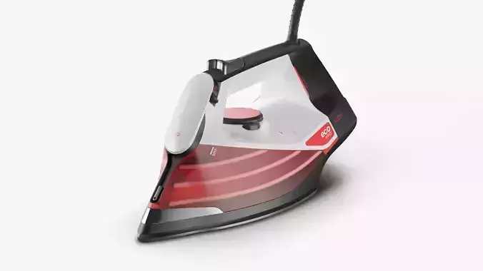Steam Iron Fashion 3D model