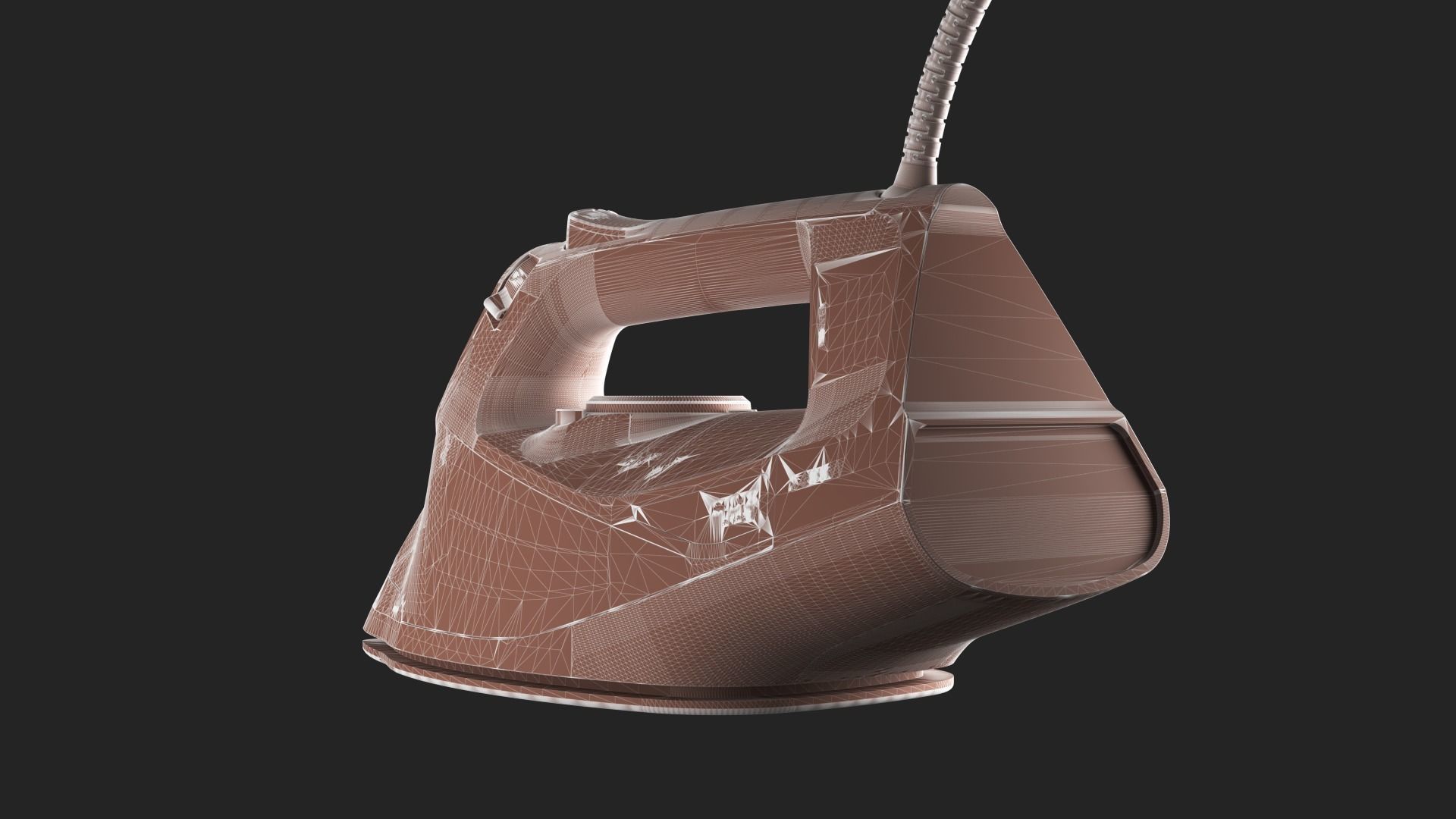 Steam Iron Fashion 3D model 3D model_3