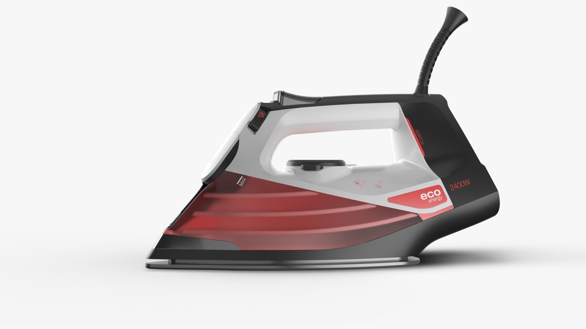 Steam Iron Fashion 3D model 3D model_4