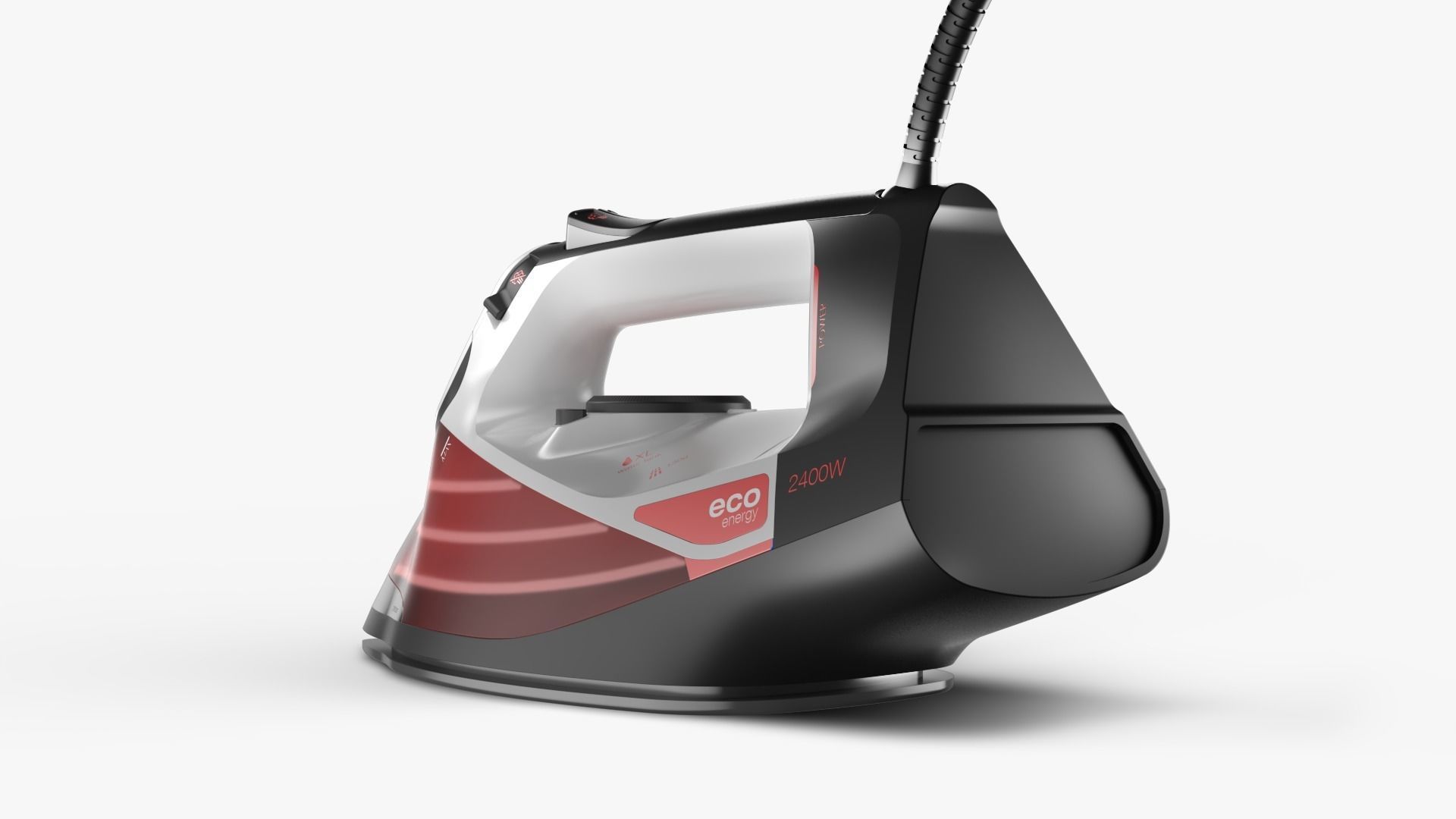 Steam Iron Fashion 3D model 3D model_2