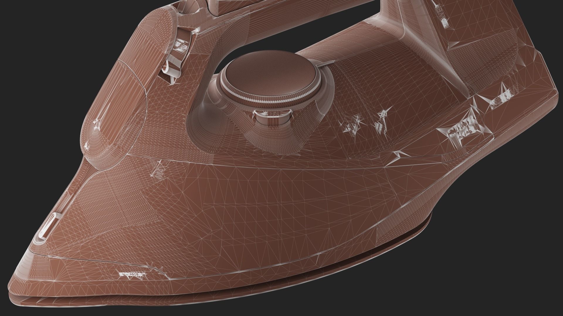 Steam Iron Fashion 3D model 3D model_8