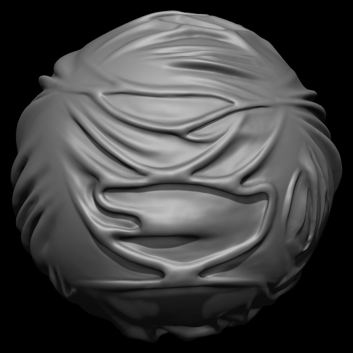 50 VDM Clothing Brushes for ZBrush Vol 02 Low-poly 3D model_18