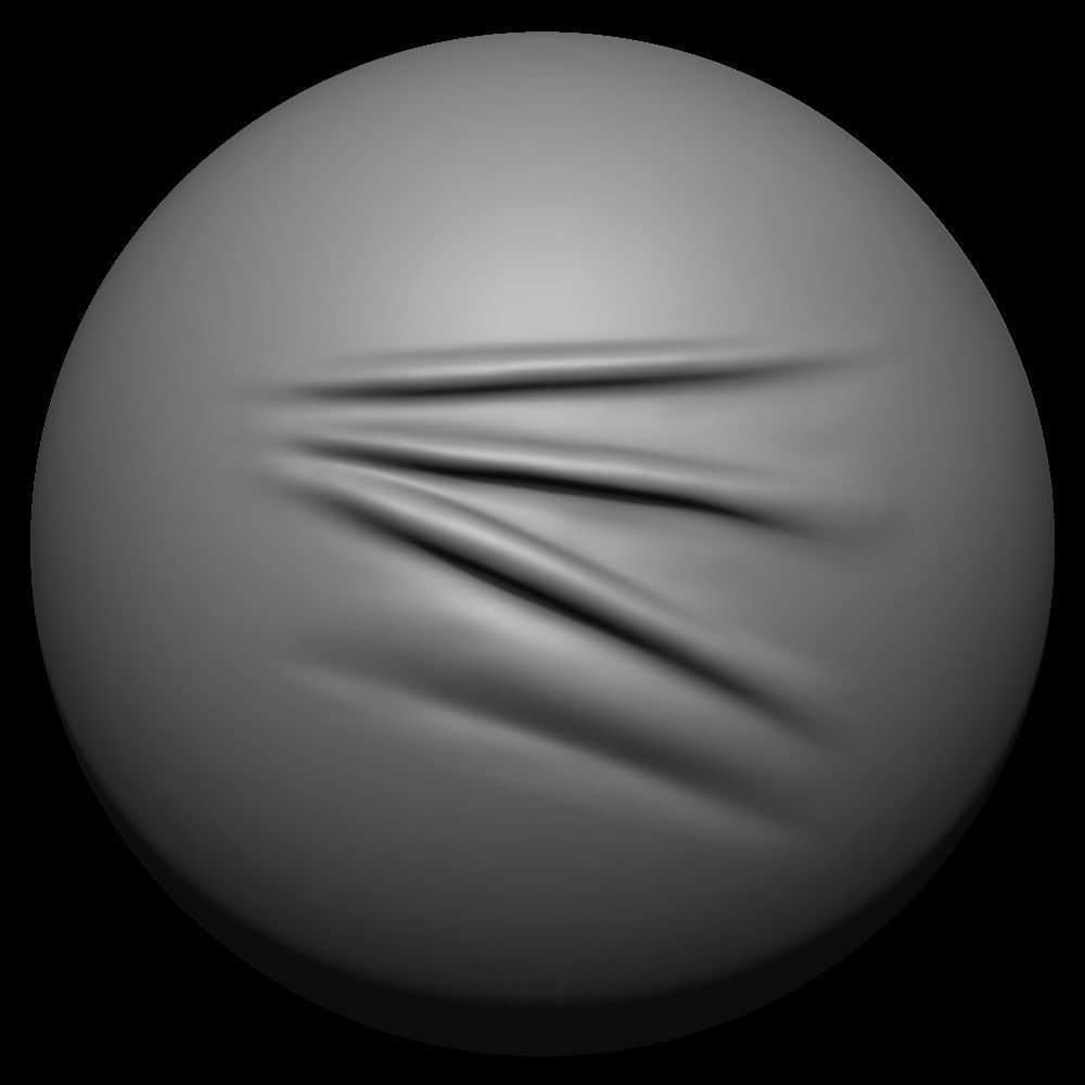 50 VDM Clothing Brushes for ZBrush Vol 02 Low-poly 3D model_27