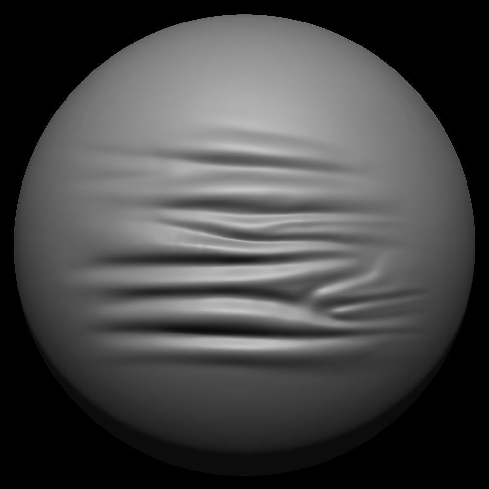 50 VDM Clothing Brushes for ZBrush Vol 02 Low-poly 3D model_25