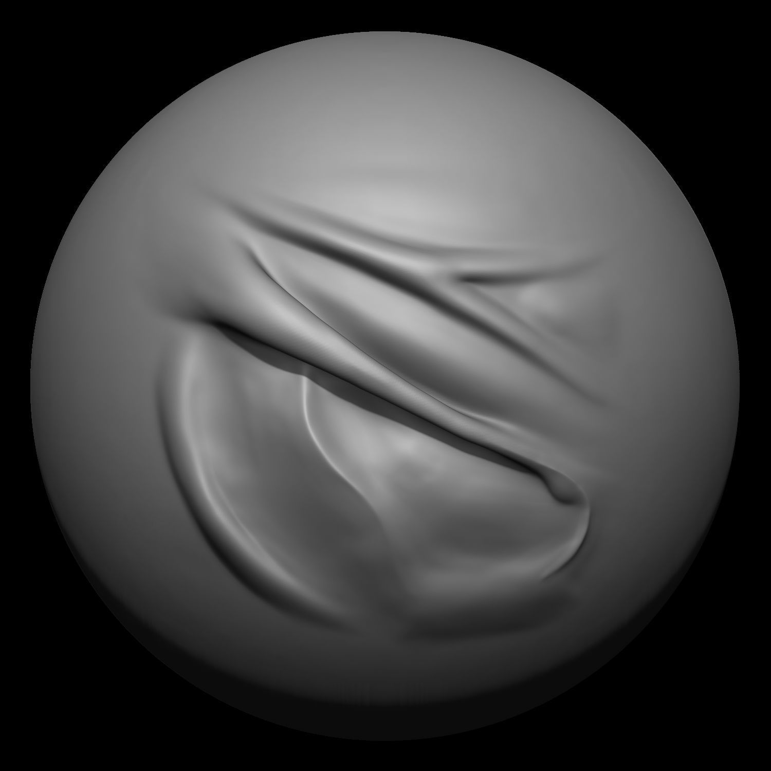 50 VDM Clothing Brushes for ZBrush Vol 02 Low-poly 3D model_12