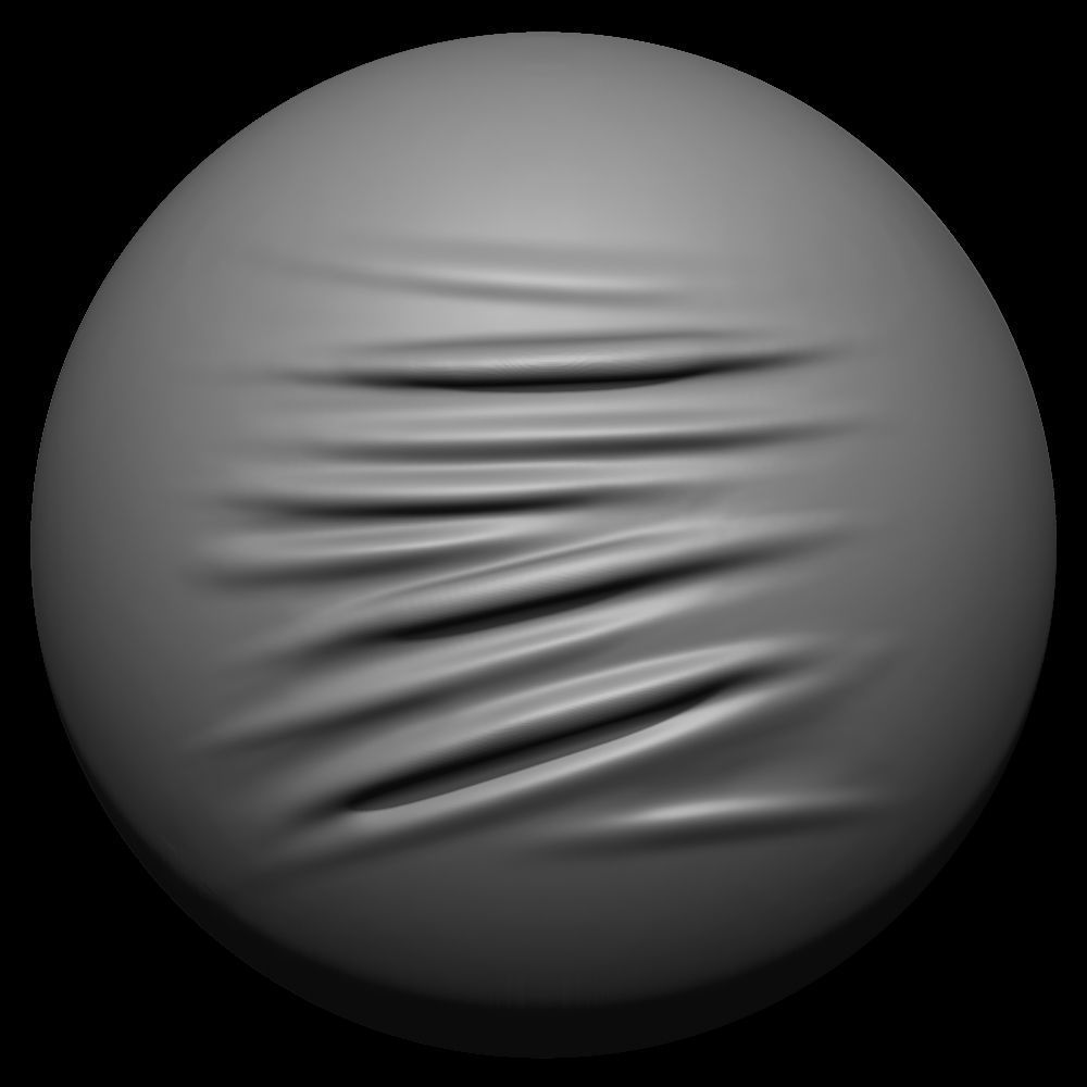 50 VDM Clothing Brushes for ZBrush Vol 02 Low-poly 3D model_22