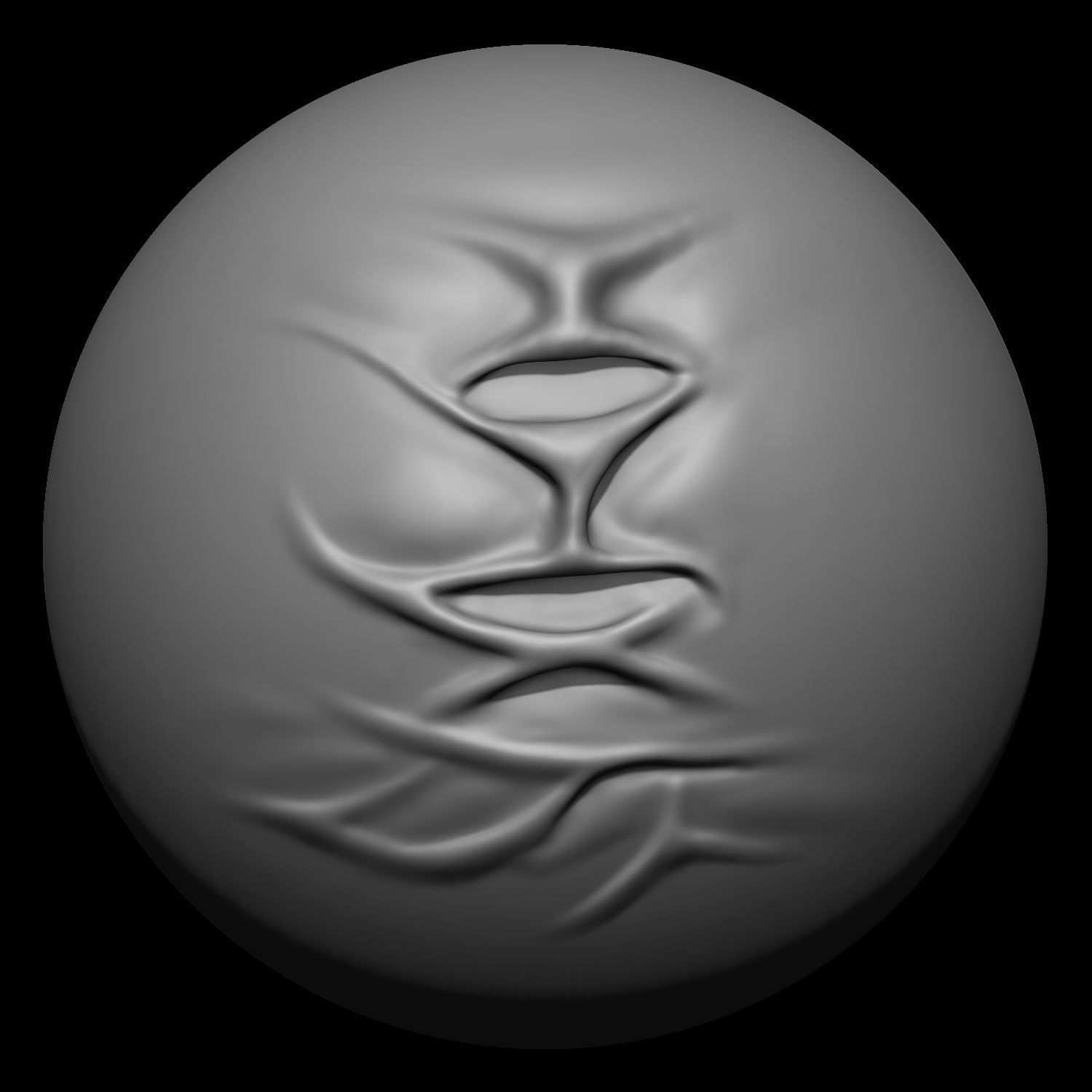 50 VDM Clothing Brushes for ZBrush Vol 02 Low-poly 3D model_15