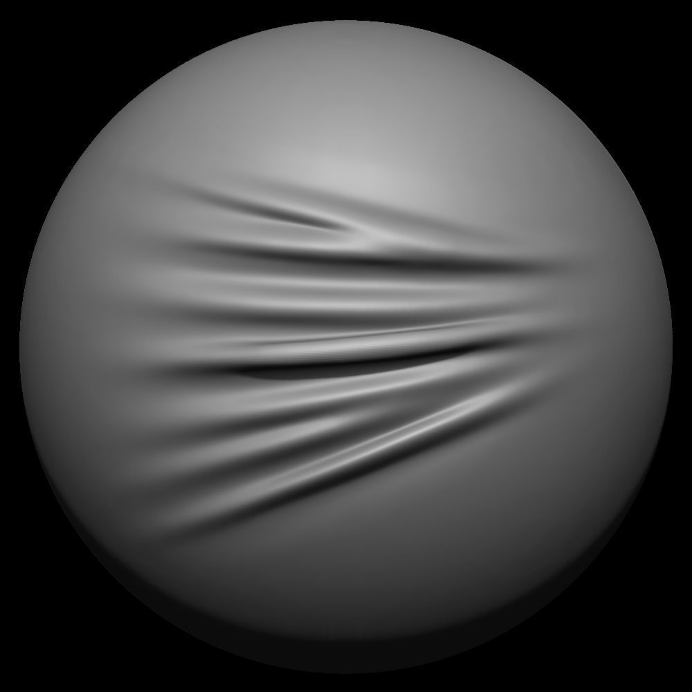 50 VDM Clothing Brushes for ZBrush Vol 02 Low-poly 3D model_19