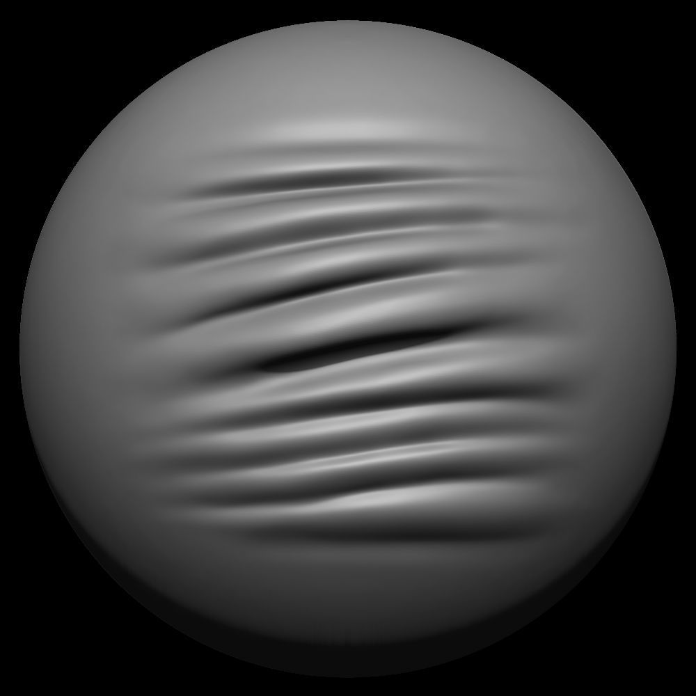 50 VDM Clothing Brushes for ZBrush Vol 02 Low-poly 3D model_11