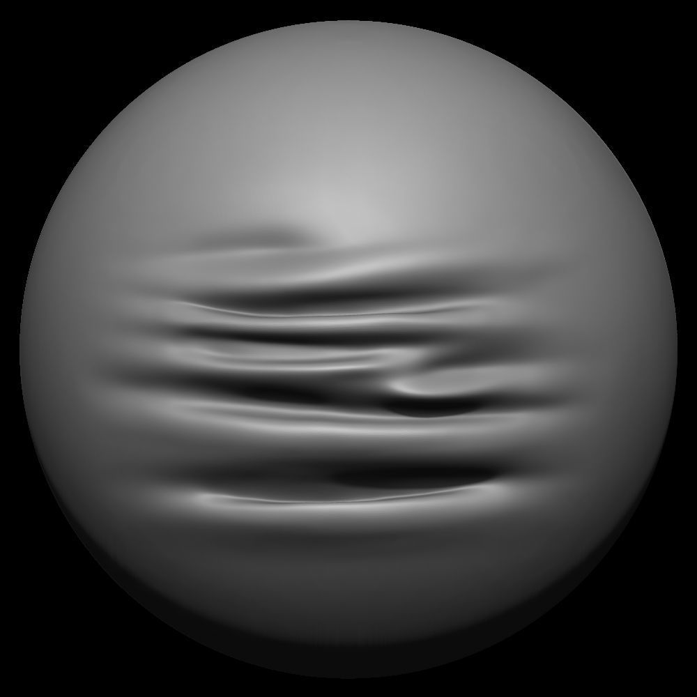 50 VDM Clothing Brushes for ZBrush Vol 02 Low-poly 3D model_21