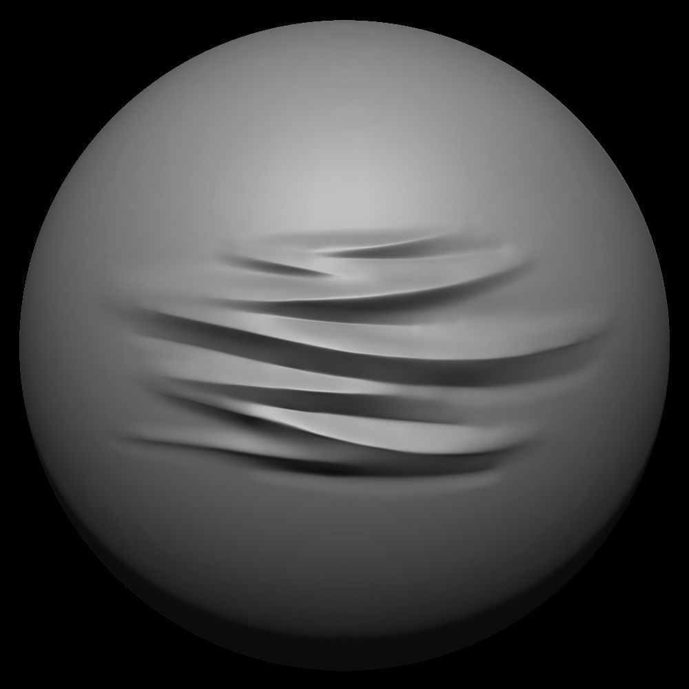 50 VDM Clothing Brushes for ZBrush Vol 02 Low-poly 3D model_34