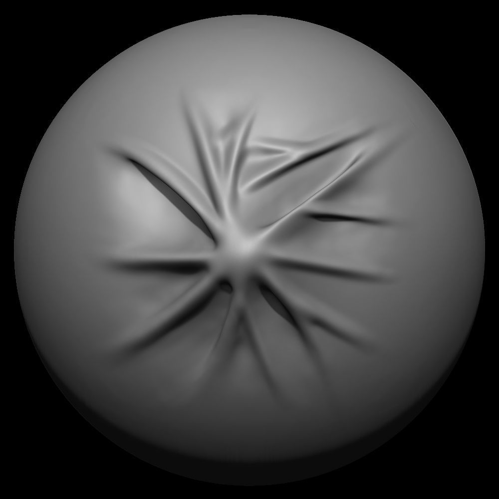 50 VDM Clothing Brushes for ZBrush Vol 02 Low-poly 3D model_33