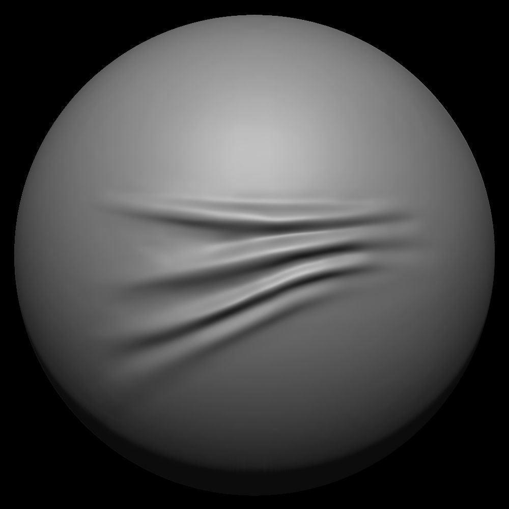 50 VDM Clothing Brushes for ZBrush Vol 02 Low-poly 3D model_31