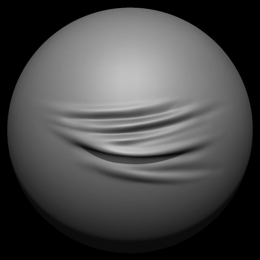 50 VDM Clothing Brushes for ZBrush Vol 02 Low-poly 3D model_24