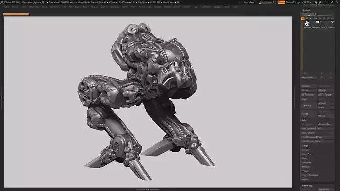 robot skull head a13 3d print model  3D print model