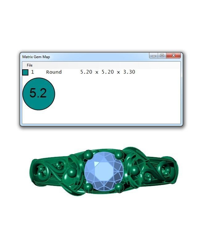 Ring219 celtic engagement ring gold 3D print model_6