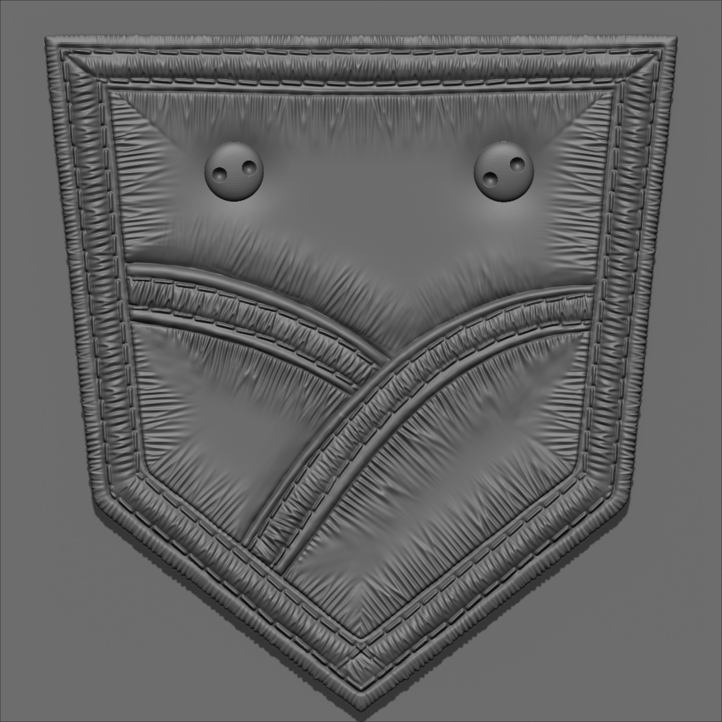 Pocket VDM Brushes for ZBrush Vol 01 Low-poly 3D model_19