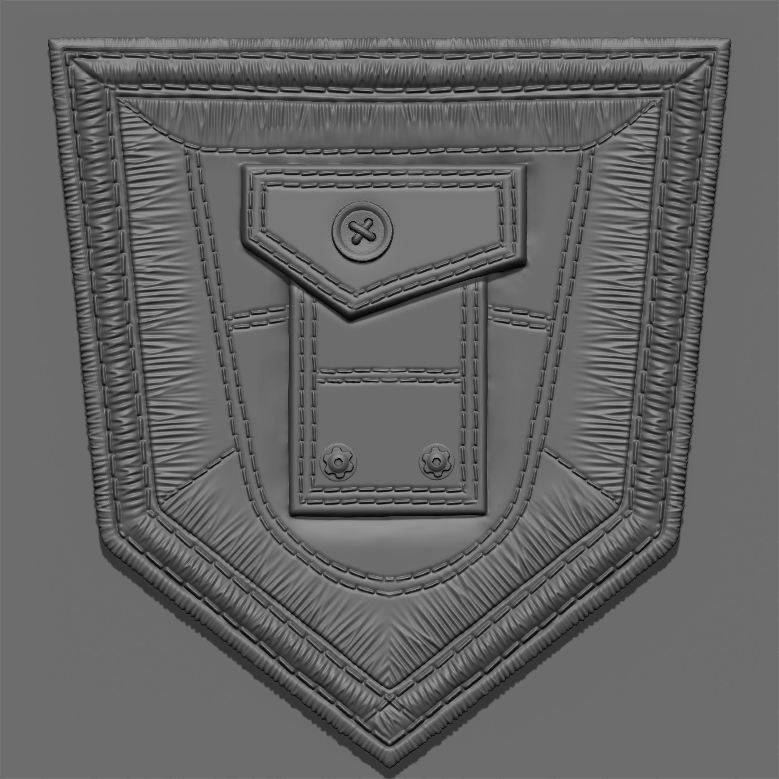 Pocket VDM Brushes for ZBrush Vol 01 Low-poly 3D model_21