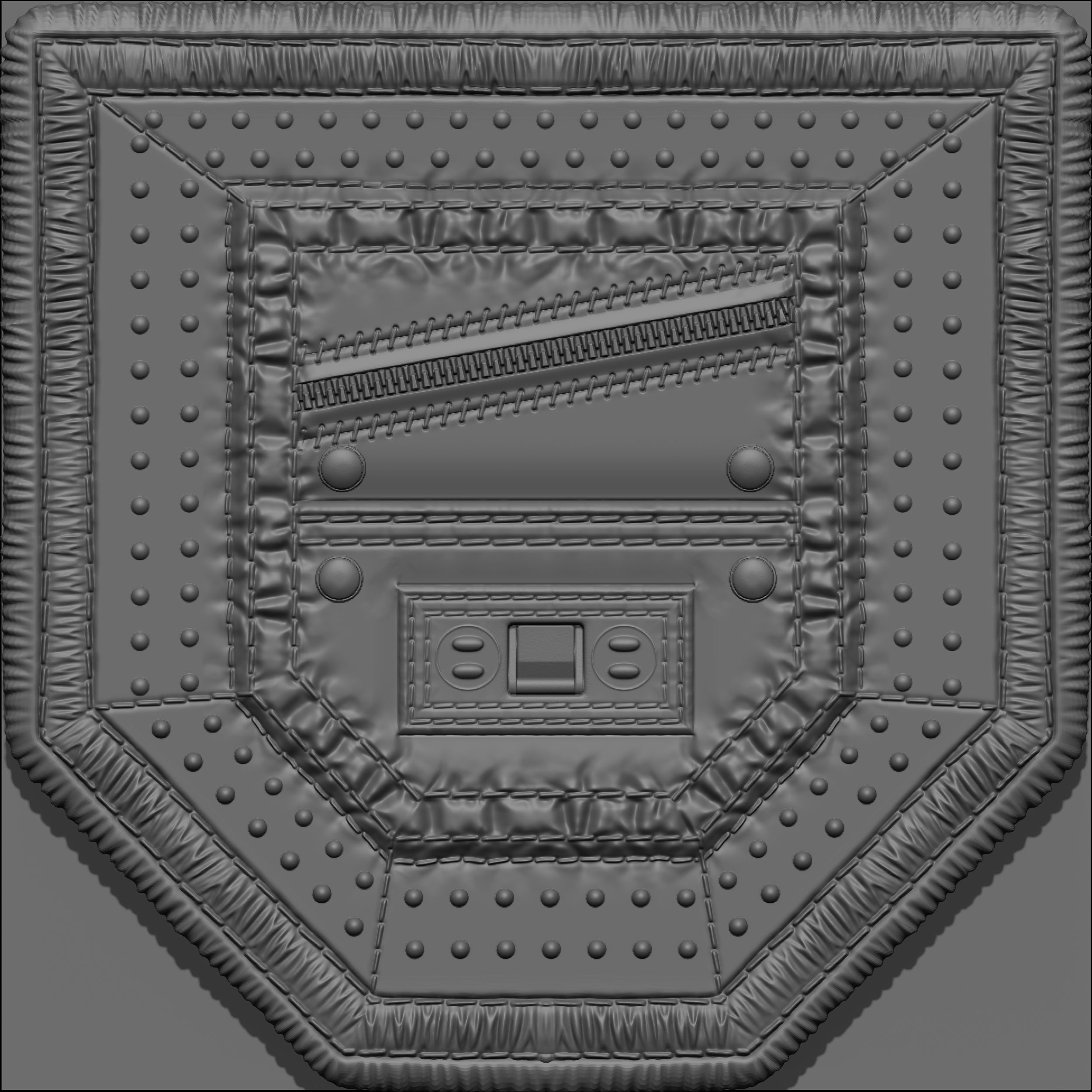 Pocket VDM Brushes for ZBrush Vol 01 Low-poly 3D model_25