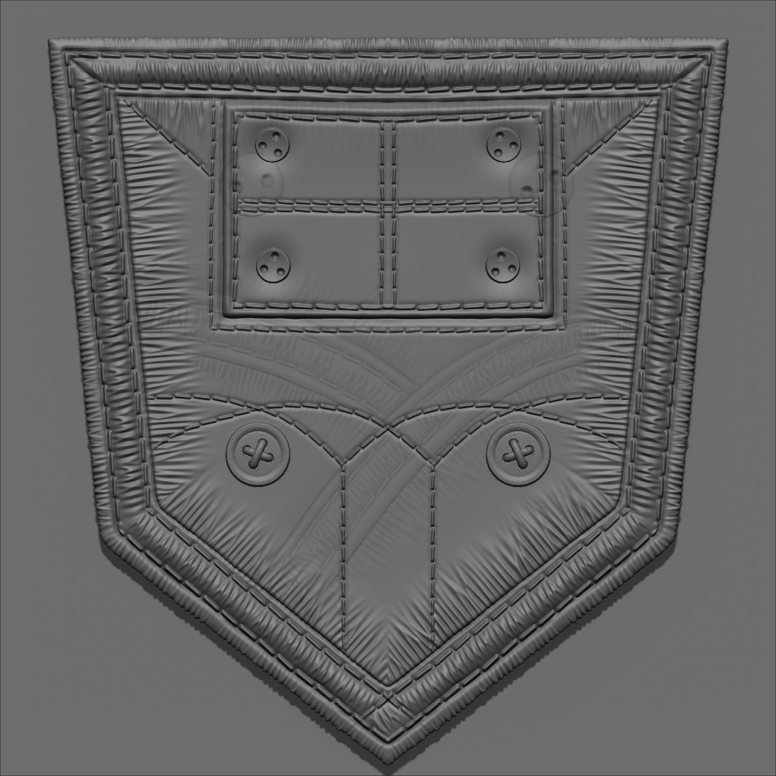 Pocket VDM Brushes for ZBrush Vol 01 Low-poly 3D model_20