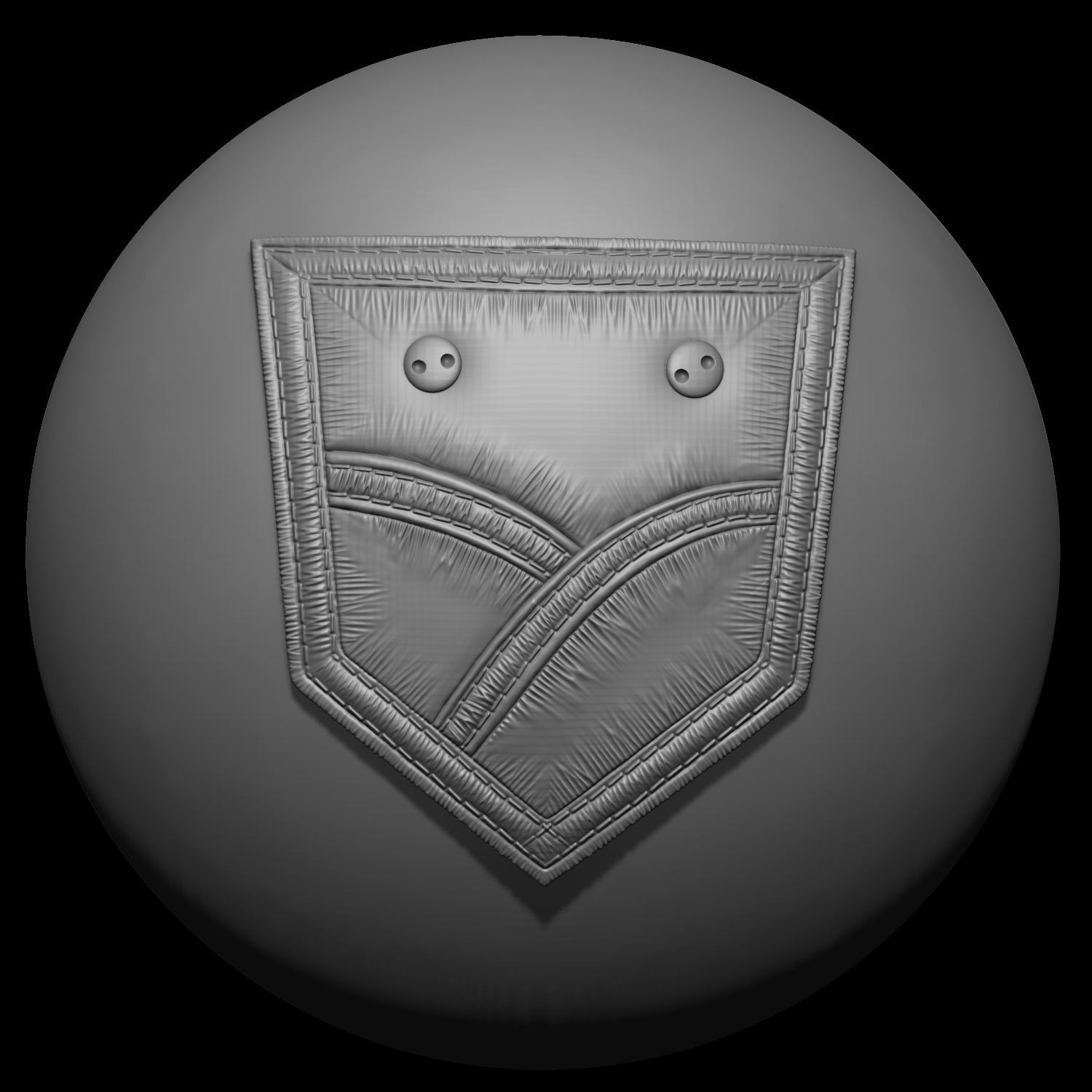 Pocket VDM Brushes for ZBrush Vol 01 Low-poly 3D model_53