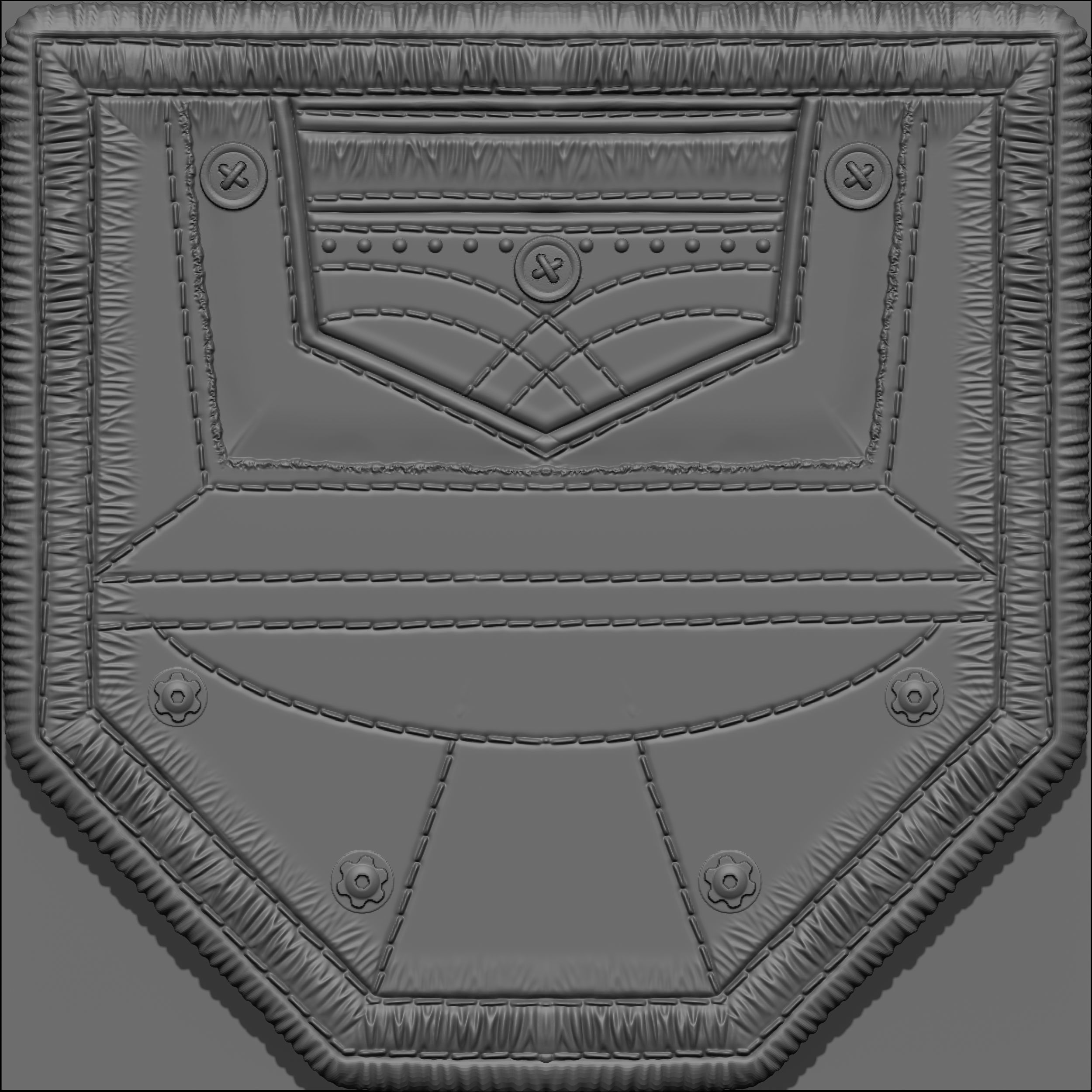 Pocket VDM Brushes for ZBrush Vol 01 Low-poly 3D model_22