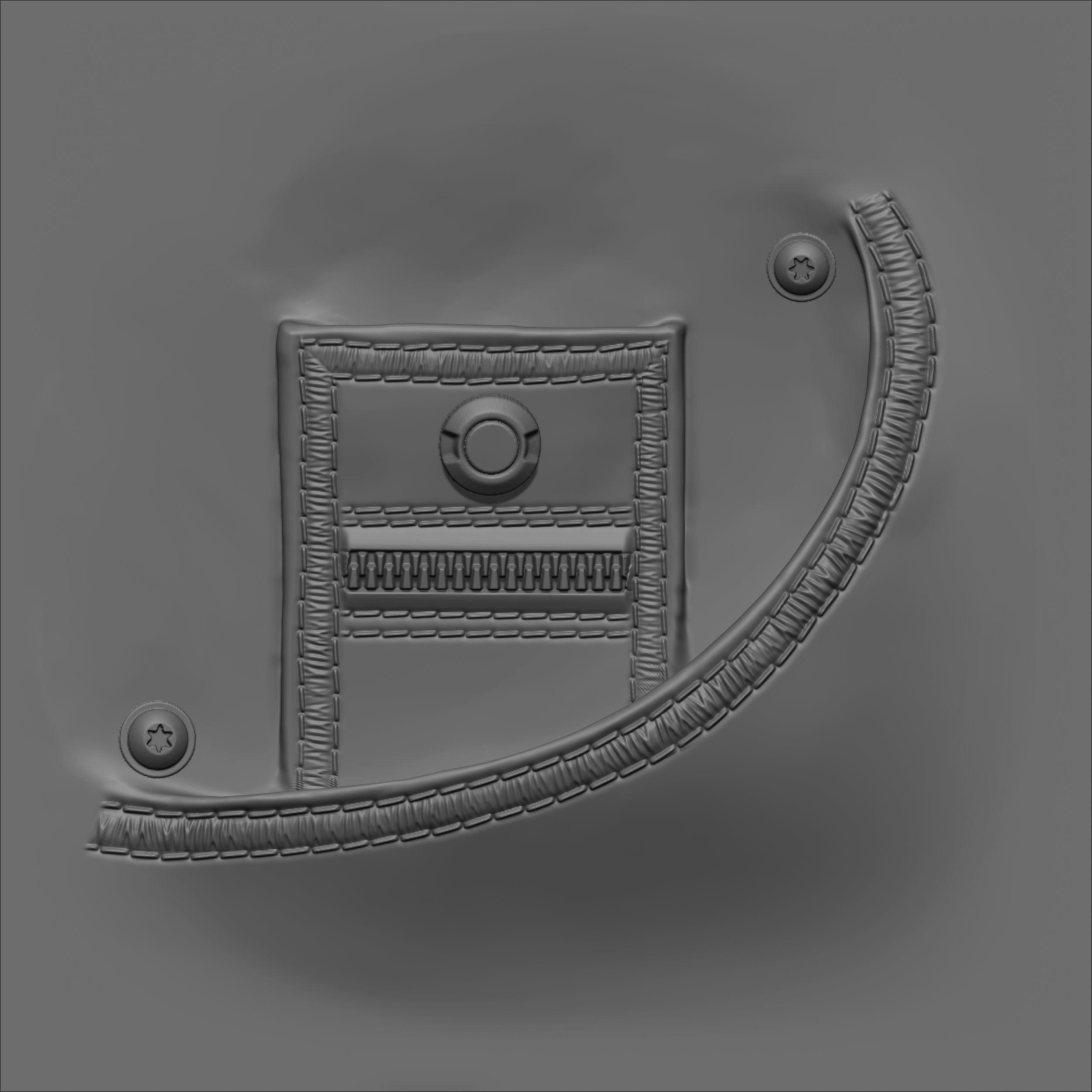 Pocket VDM Brushes for ZBrush Vol 01 Low-poly 3D model_16