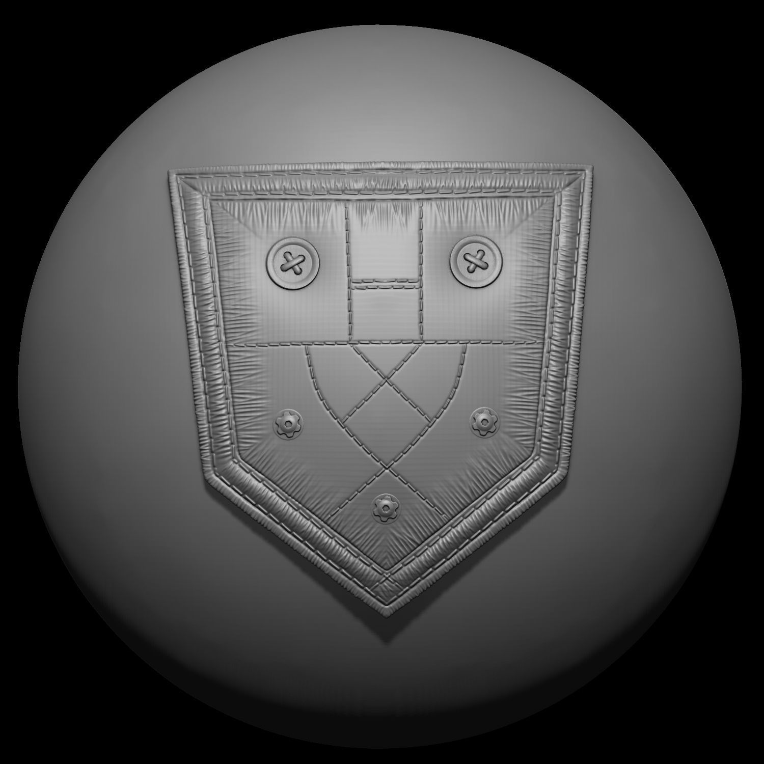 Pocket VDM Brushes for ZBrush Vol 01 Low-poly 3D model_50