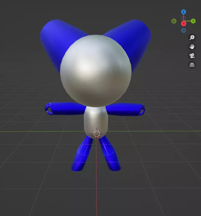 robotkid robotboy lowpoly and highpole  Low-poly 3D model_0