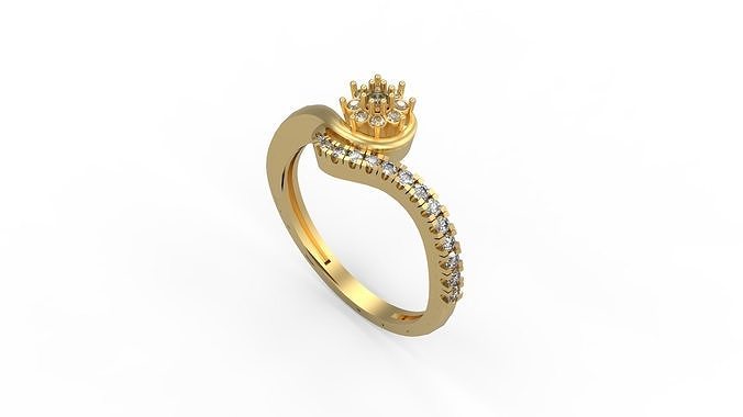 Minimalist Ring 215 3D print model