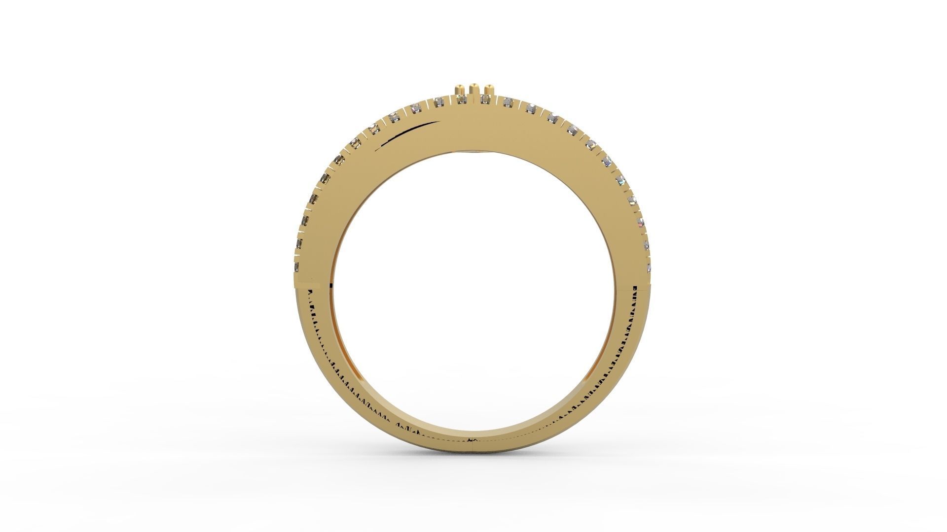 Minimalist Ring 217 3D print model_2