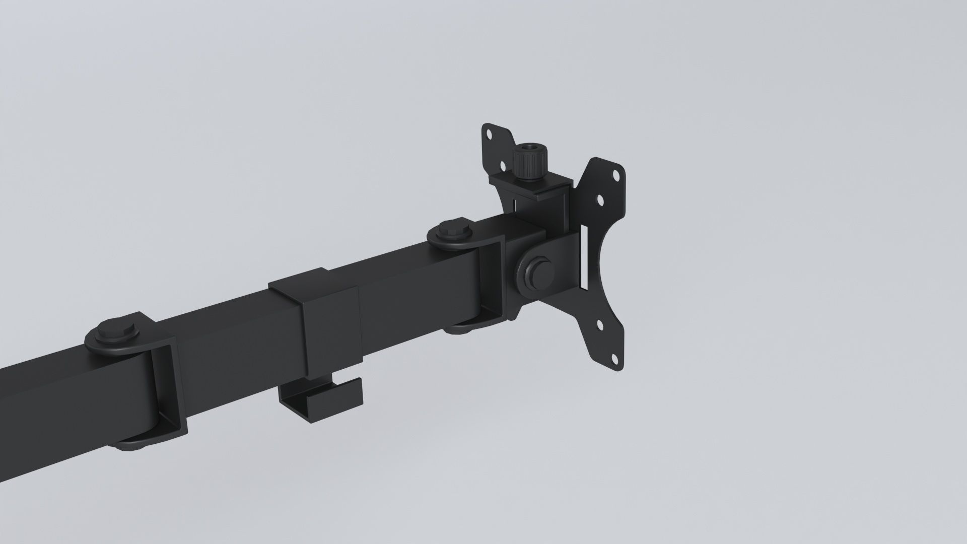 Monitor stand 3d model Low-poly 3D model_6