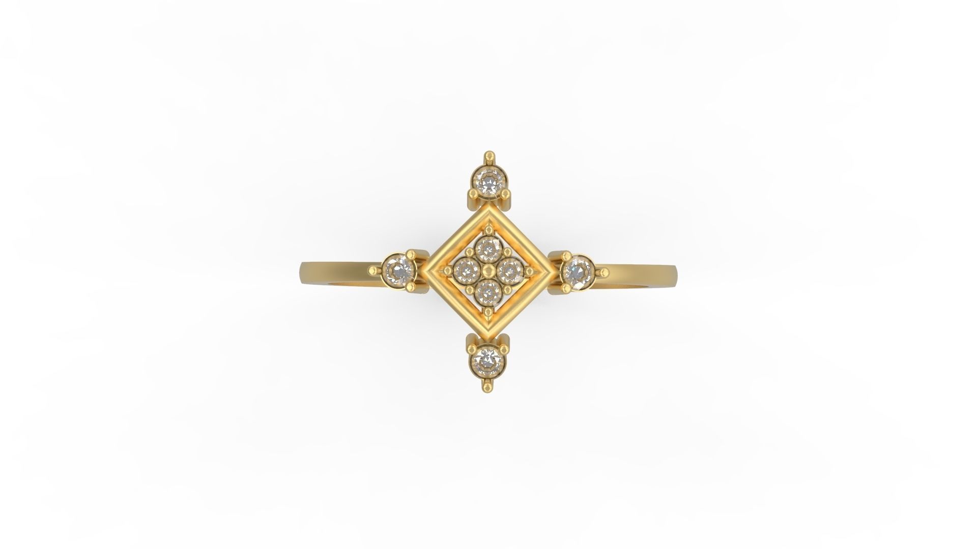 Minimalist Ring 224 3D print model_4