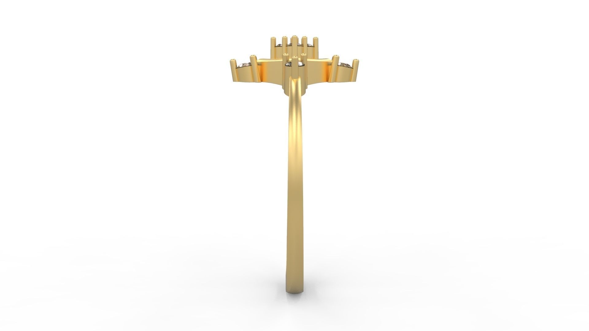 Minimalist Ring 224 3D print model_3