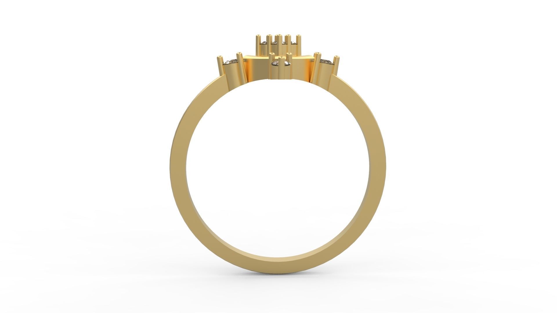 Minimalist Ring 224 3D print model_2