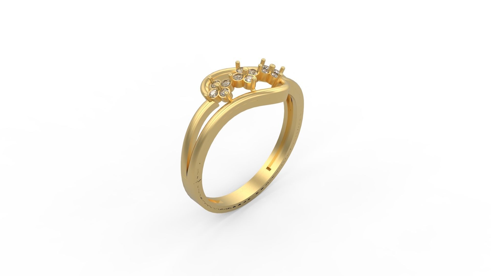 Minimalist Ring 225 3D print model_1
