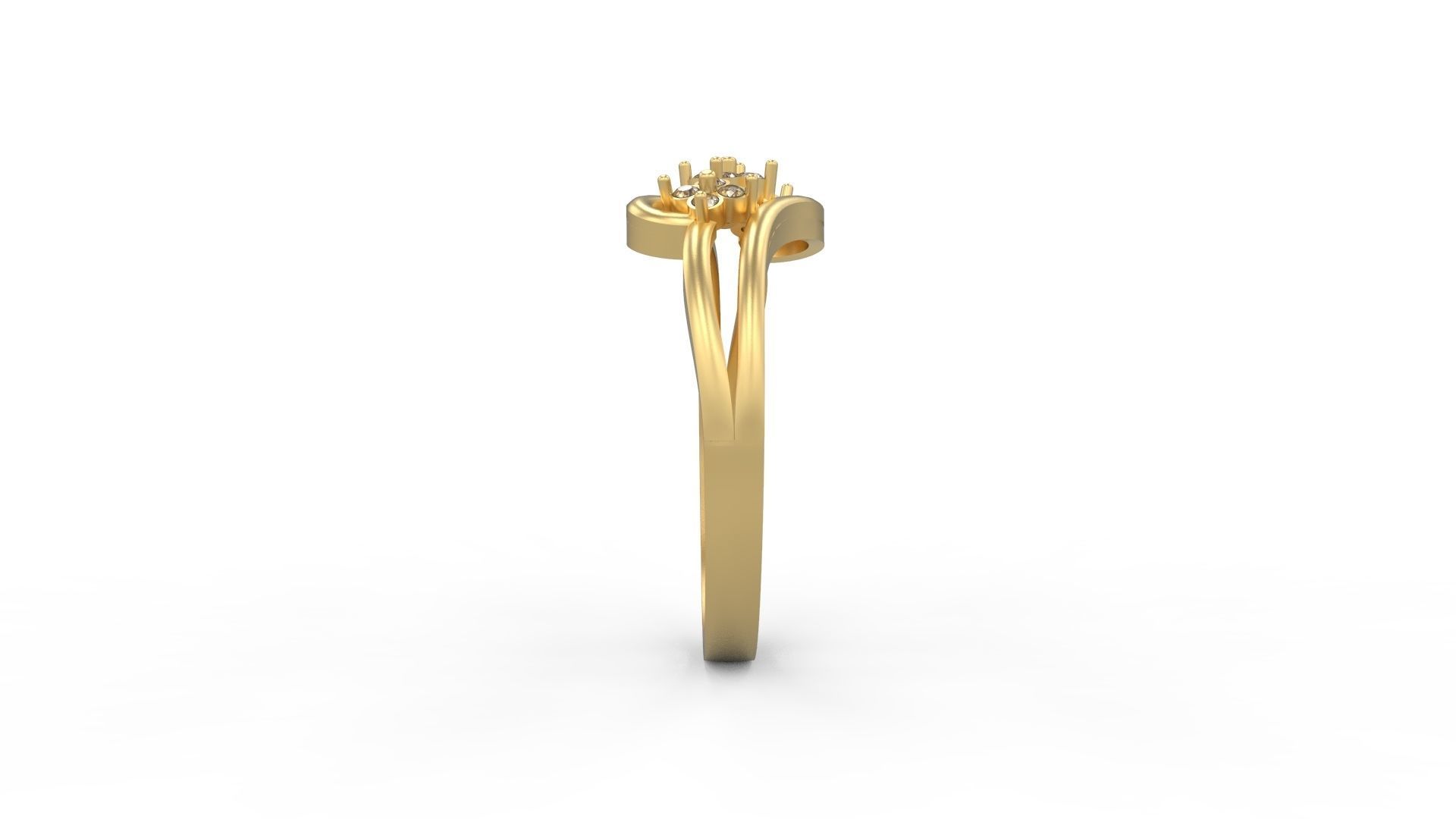 Minimalist Ring 225 3D print model_3