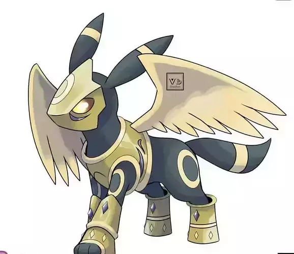 New Pokemon and Digimon 3d model blender evee transformation  Low-poly 3D model