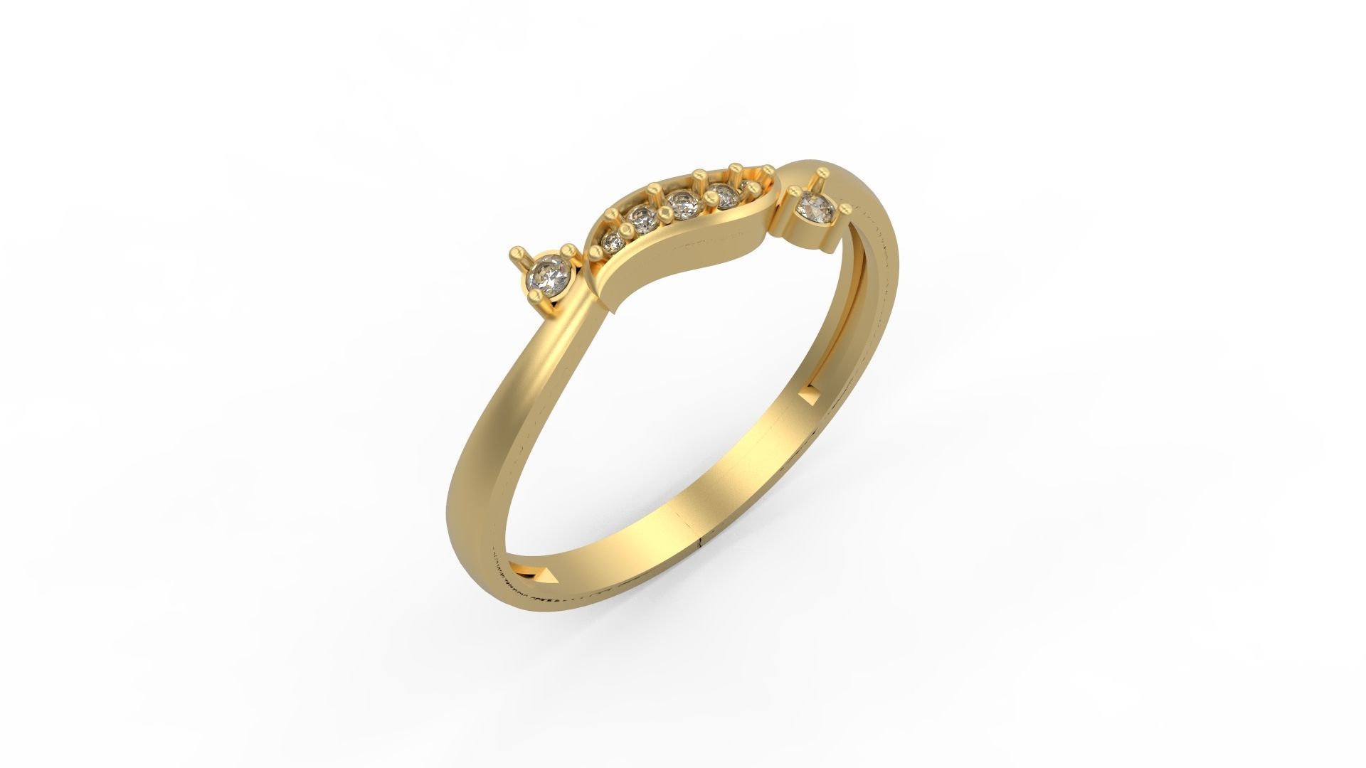 Minimalist Ring 239 3D print model_1